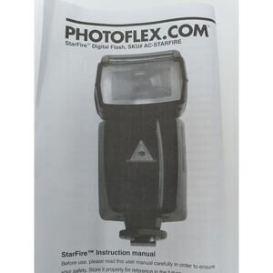 Photoflex StarFire PX300 Shoe Mount Flash